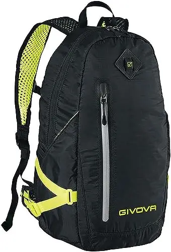 GIVOVA ZAINO ARIUS NERO/GIALLO FLUO Tg. UNICA miniatura 3