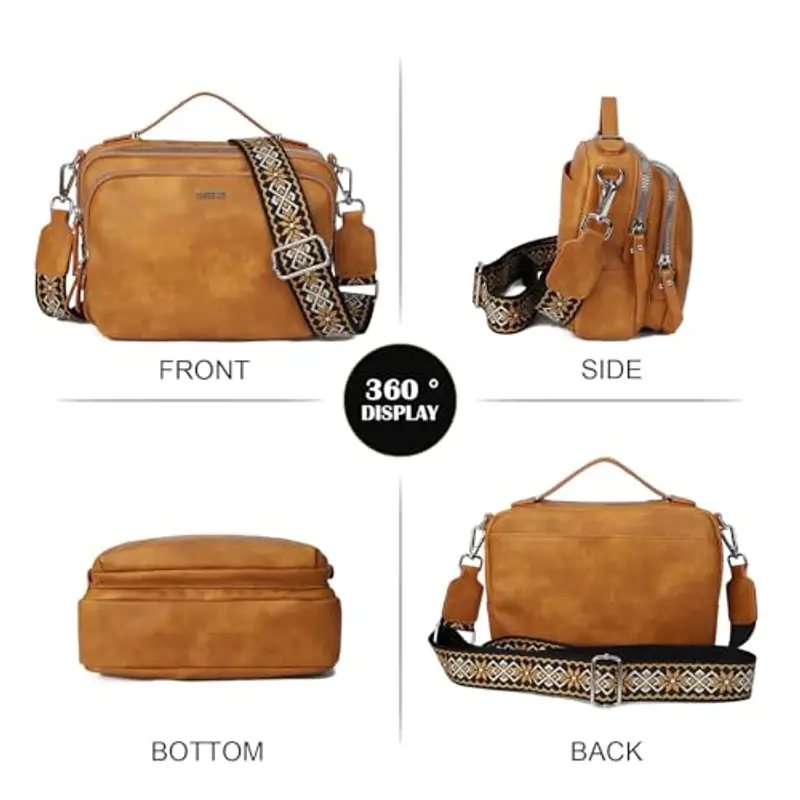 Gladdon Borsa a tracolla Donna Multicolore 758282 miniatura 3