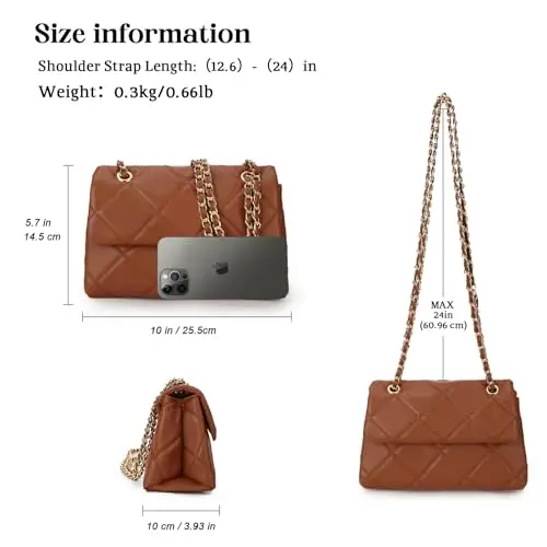 Gladdon Borsa a tracolla Donna Marrone 2726439 miniatura 2