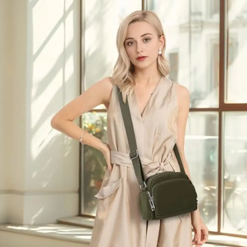 Gladdon Borsa a tracolla Donna Verde 2191450 miniatura 2