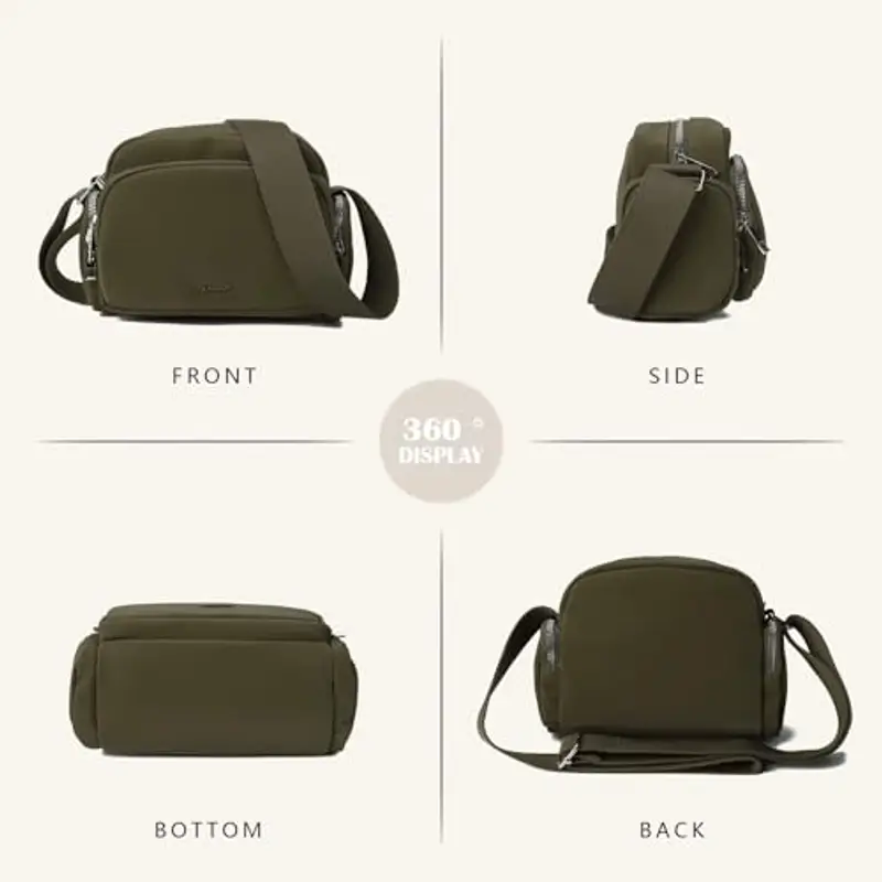 Gladdon Borsa a tracolla Donna Verde 2191450 miniatura 3