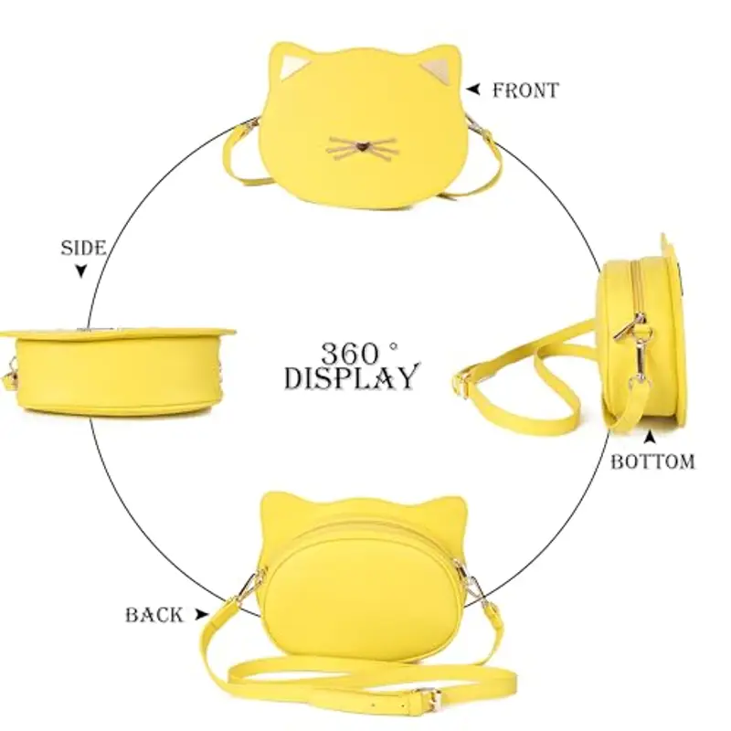 Gladdon Borsa a tracolla Donna Giallo 1598339 miniatura 3