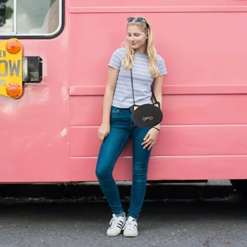 Gladdon Borsa a tracolla Donna Nero 1598337 miniatura 2