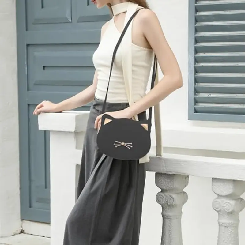 Gladdon Borsa a tracolla Donna Nero 1598337 miniatura 3