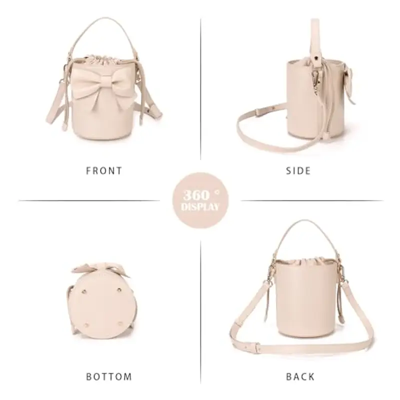 Gladdon Borsa a tracolla Donna Beige 1201270 miniatura 3