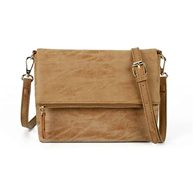 Gladdon borsa tracolla donna, borse donna con 3 scomparti, cartella con multitasche per contenere ciò di cui una donna ha bisogno, morbida e facile da usare