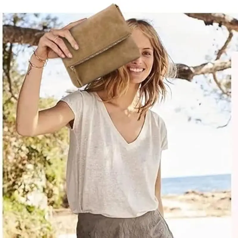 Gladdon borsa tracolla donna, borse donna con 3 scomparti, cartella con multitasche per contenere ciò di cui una donna ha bisogno, morbida e facile da usare miniatura 2