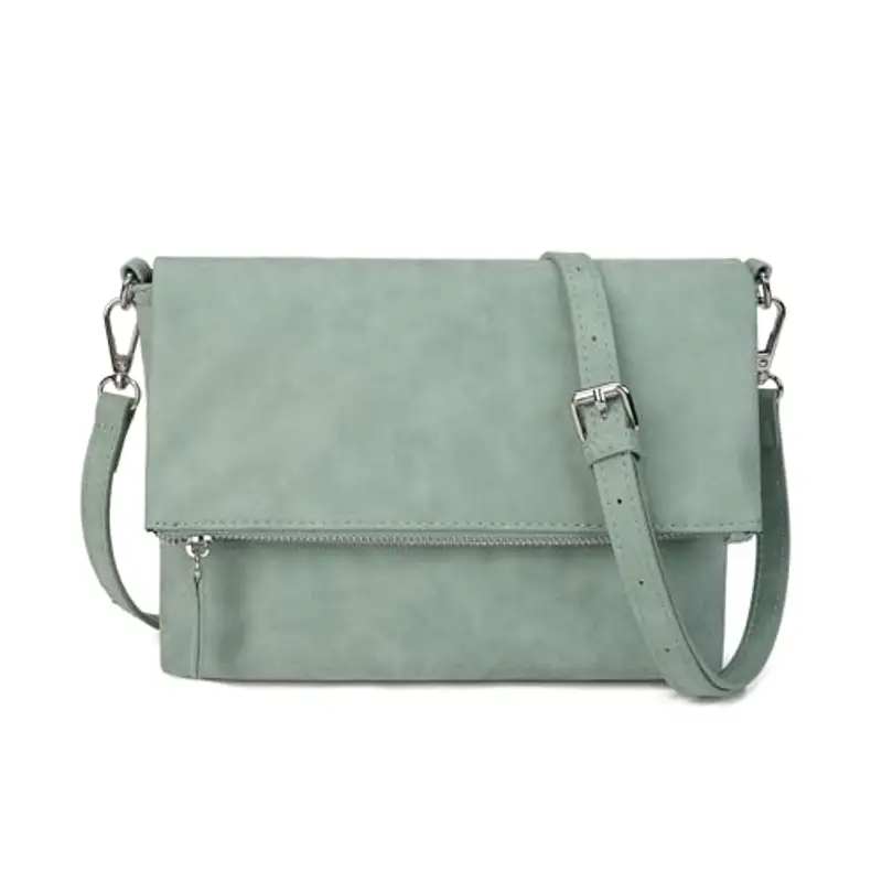 Gladdon borsa tracolla donna, borse donna con 3 scomparti, cartella con multitasche per contenere ciò di cui una donna ha bisogno, morbida e facile da usare