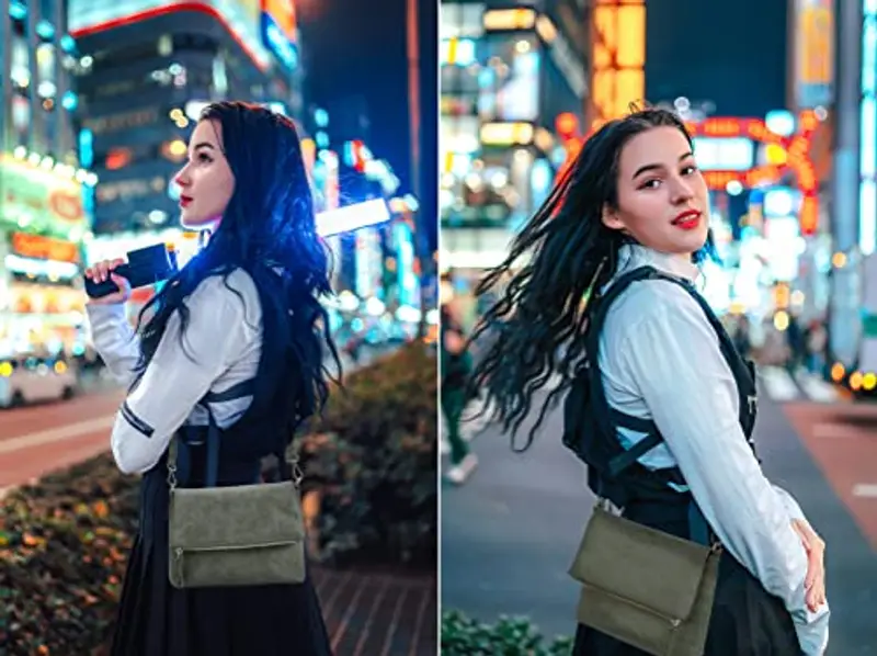 Gladdon borsa tracolla donna, borse donna con 3 scomparti, cartella con multitasche per contenere ciò di cui una donna ha bisogno, morbida e facile da usare miniatura 3