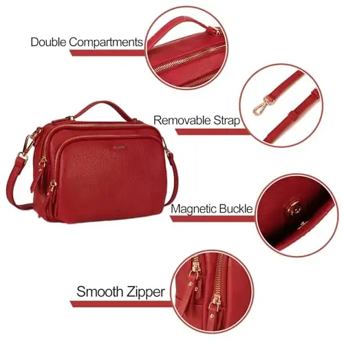 Gladdon Borsa a tracolla Donna Multicolore 2750106 miniatura 3