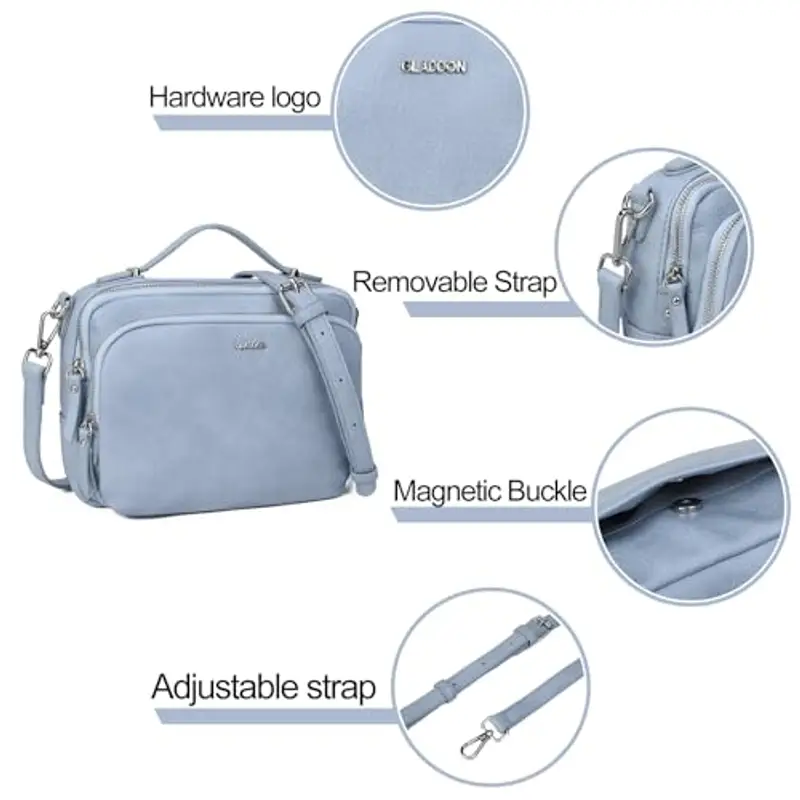 Gladdon Borsa a tracolla Donna Blu 1604185 miniatura 3