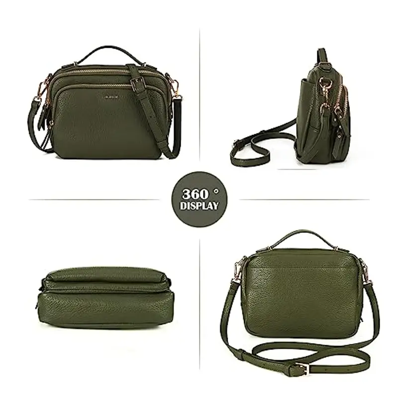 Gladdon Borsa a tracolla Donna Verde 1604178 miniatura 2