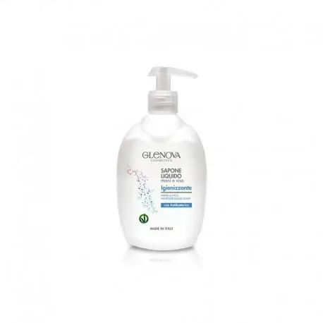 Glenova Sapone Liquido Mani E Viso Igienizzante 500Ml