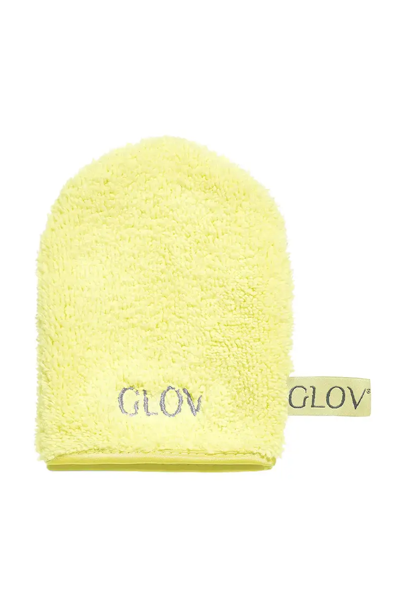 guanto per struccarsi e detergere il viso utilizzando solo acqua ICONIC MITT pacco da 8 Giallo miniatura 2