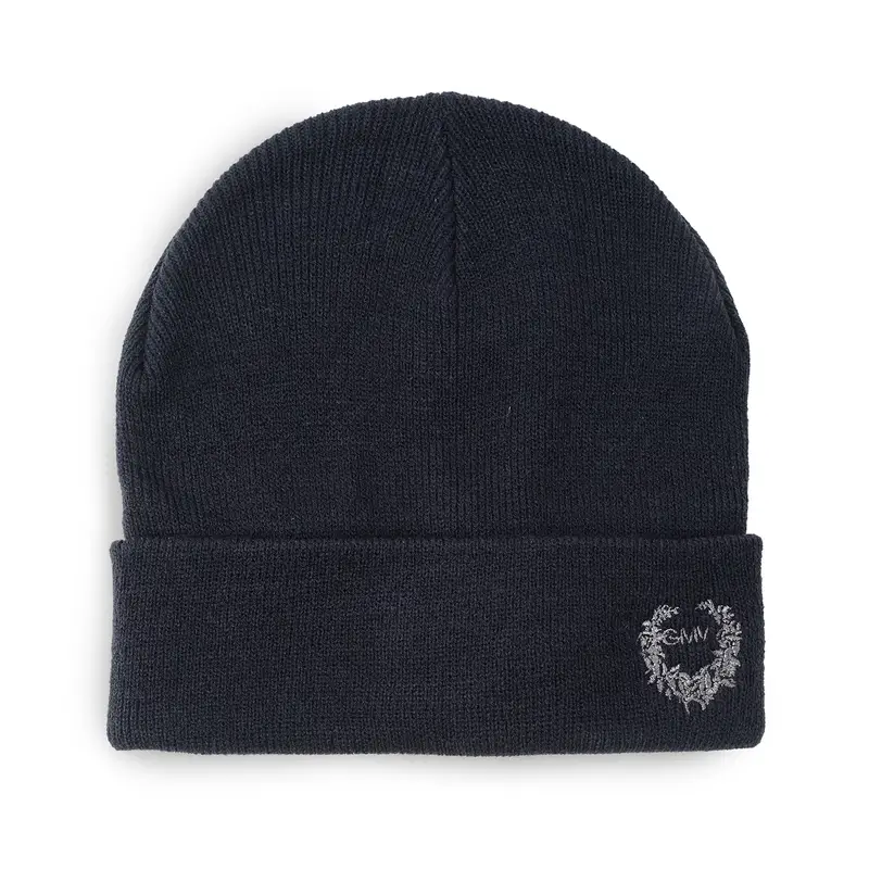 Berretto blu da uomo con logo