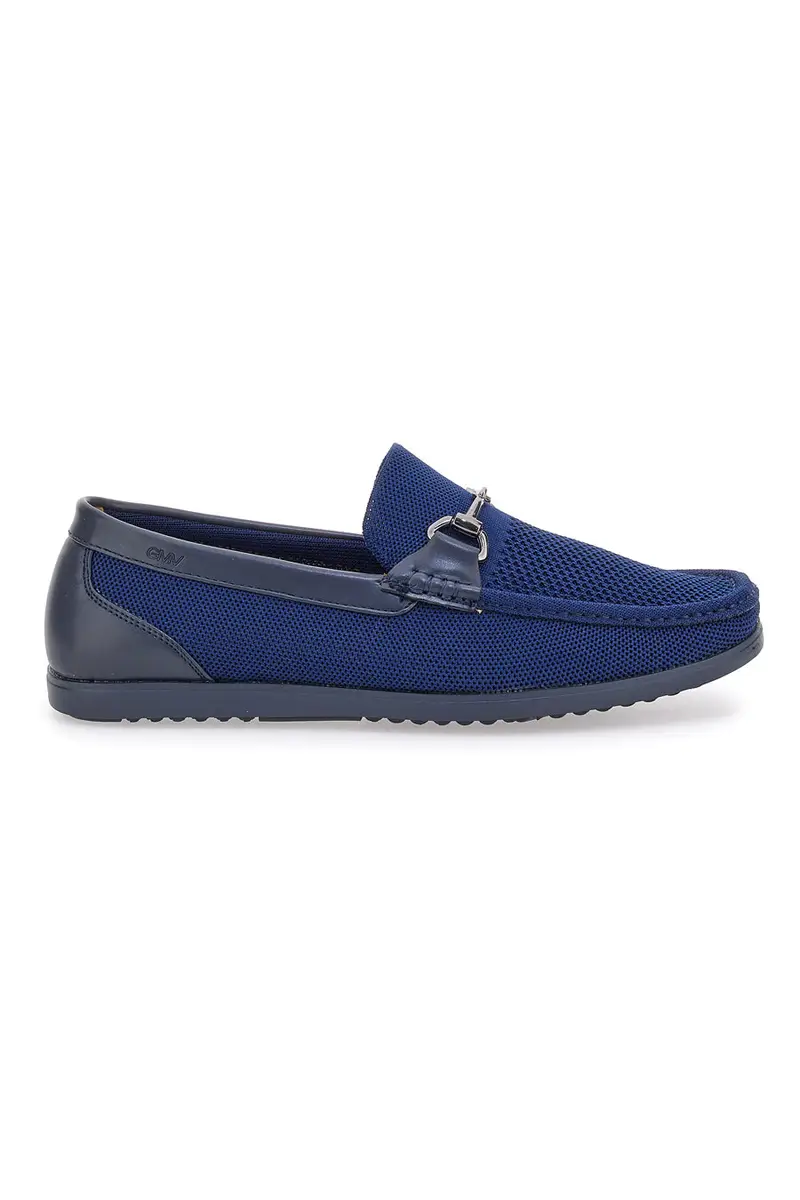 Mocassino Blu Royal con Morsetto GMV 155 [NAVY]