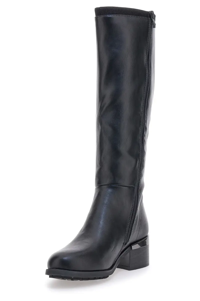 Stivali Neri Alti GIAN MARCO VENTURI SV0183 [NERO] miniatura 3