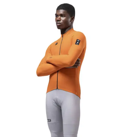 Pacer Solid 2.0 - maglia ciclismo manica lunga - uomo Orange