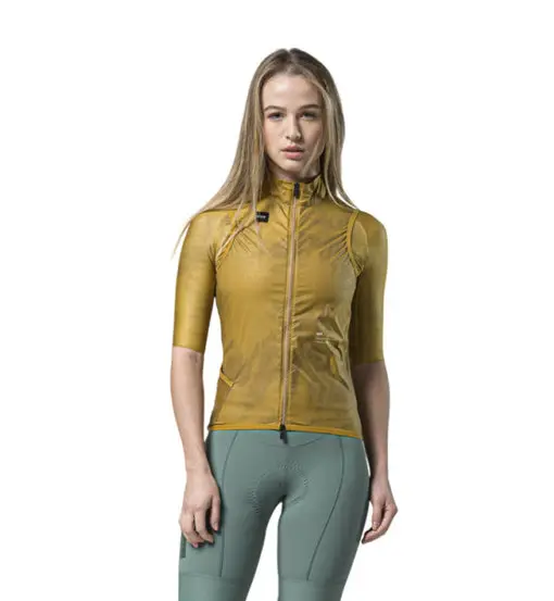 Plus 2 0 HK - gilet ciclismo - donna Dark Yellow
