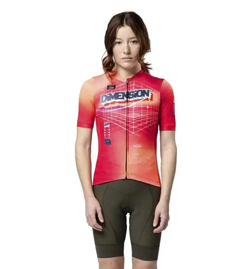 Stark - maglia ciclismo - donna Red