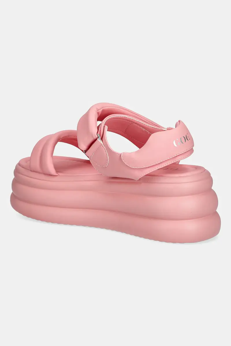 sandali in pelle donna colore rosa RR2N4119 miniatura 3