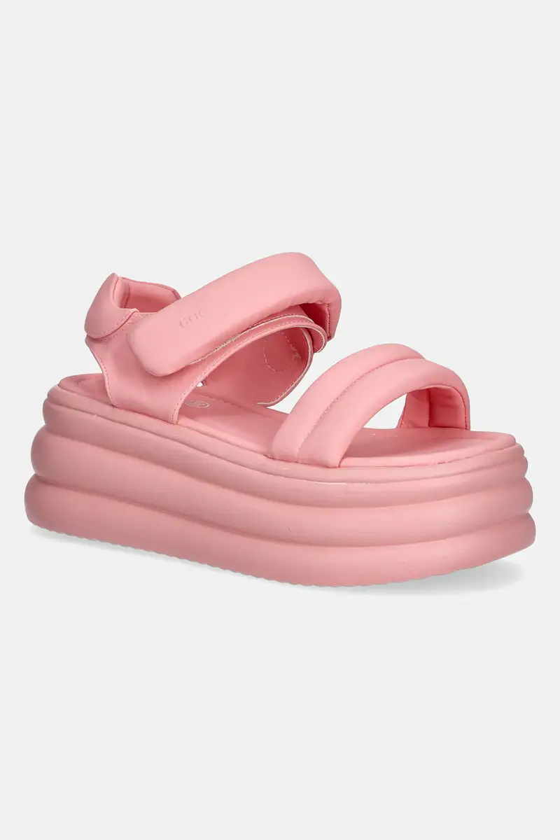 sandali in pelle donna colore rosa RR2N4119