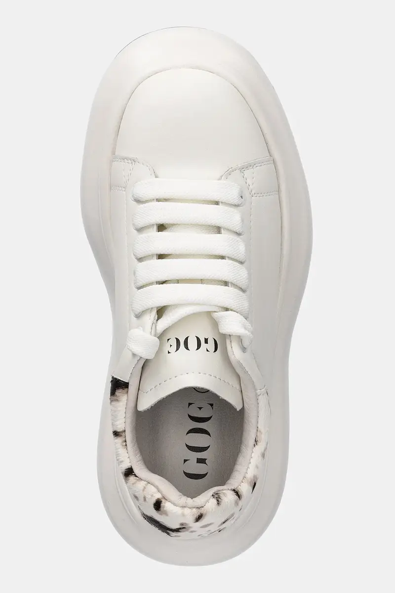 sneakers in pelle donna colore beige SS2N4002 WHITE miniatura 4