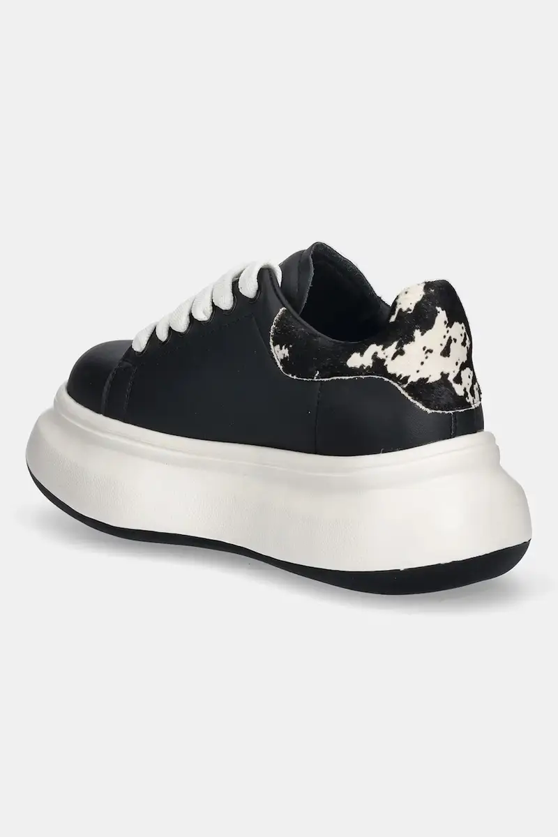 sneakers in pelle donna colore nero SS2N4001 BLACK miniatura 3