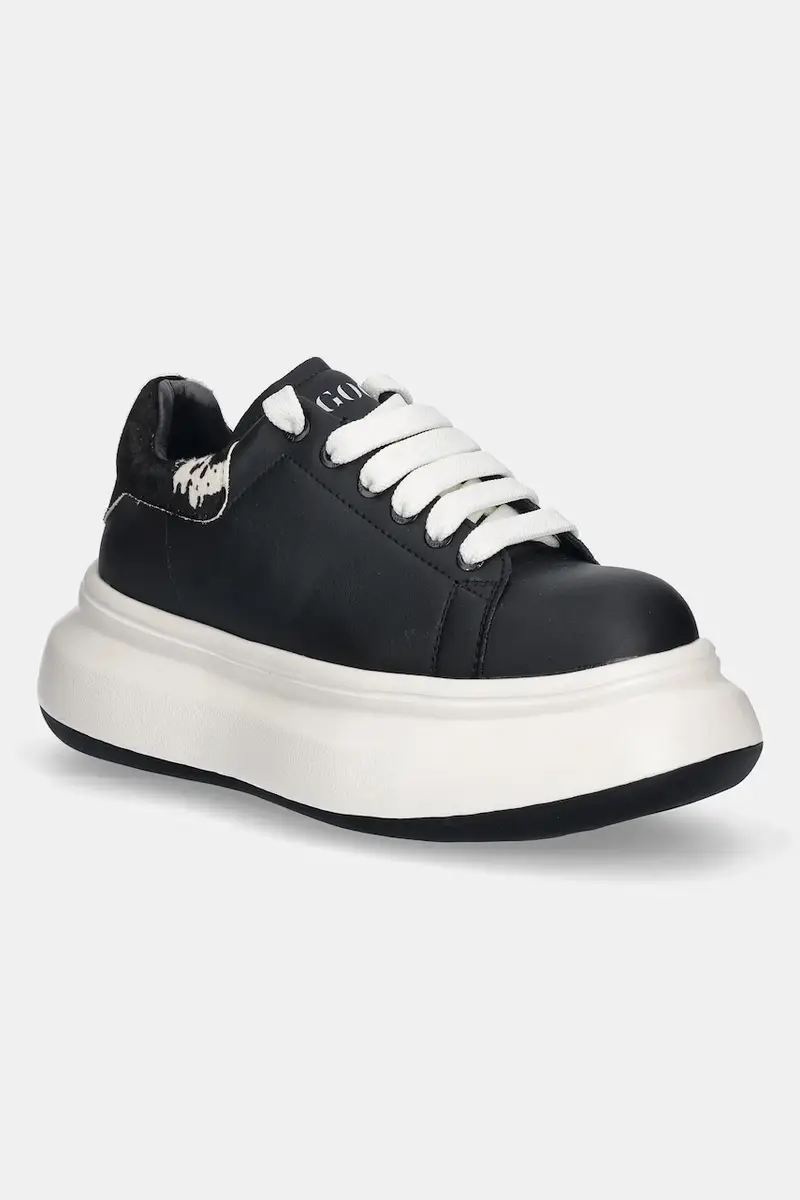 sneakers in pelle donna colore nero SS2N4001 BLACK
