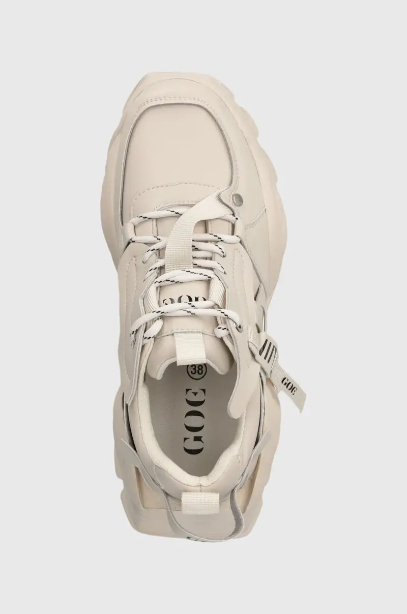 sneakers in pelle MM2N4015.BEIGE miniatura 4