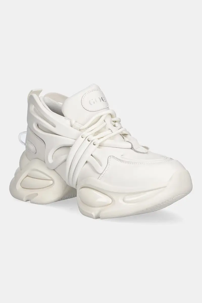 sneakers in pelle OO2N4027 donna colore beige OO2N4027 WHITE