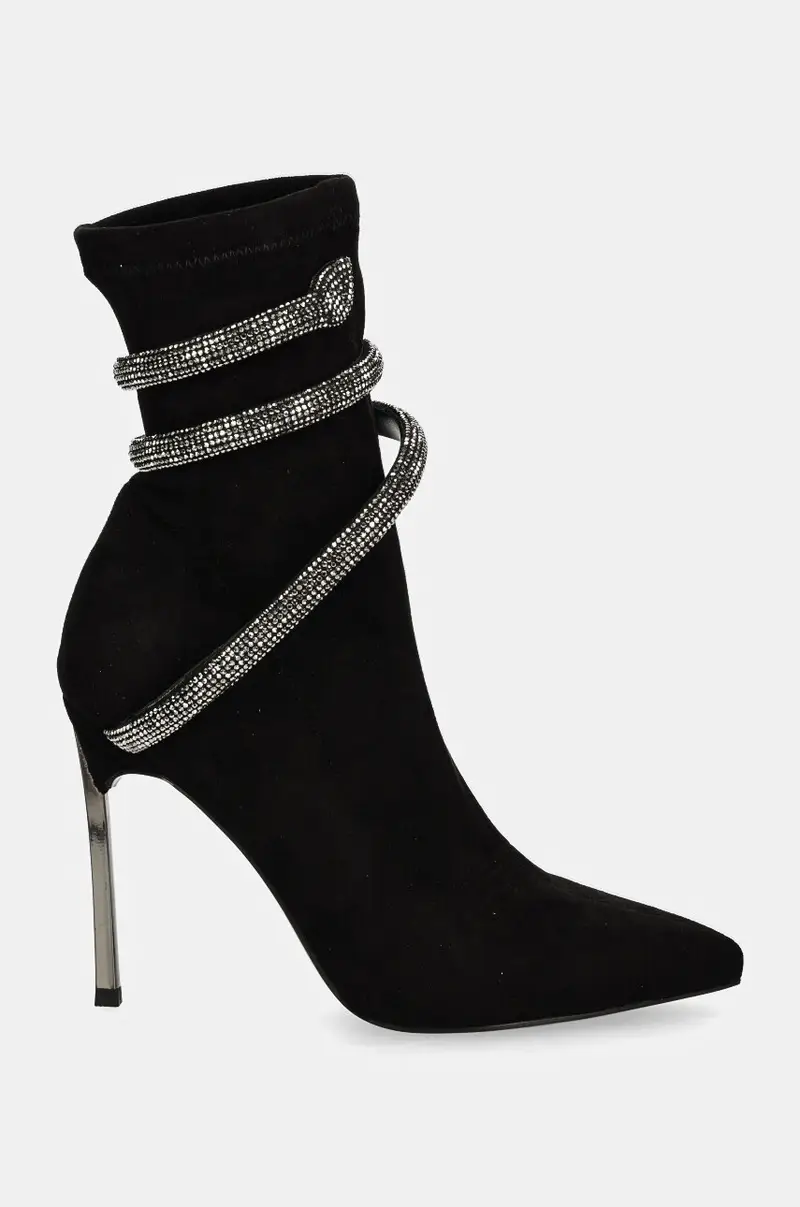 stivaletti alla caviglia donna colore nero OO2N4219 BLACK miniatura 2