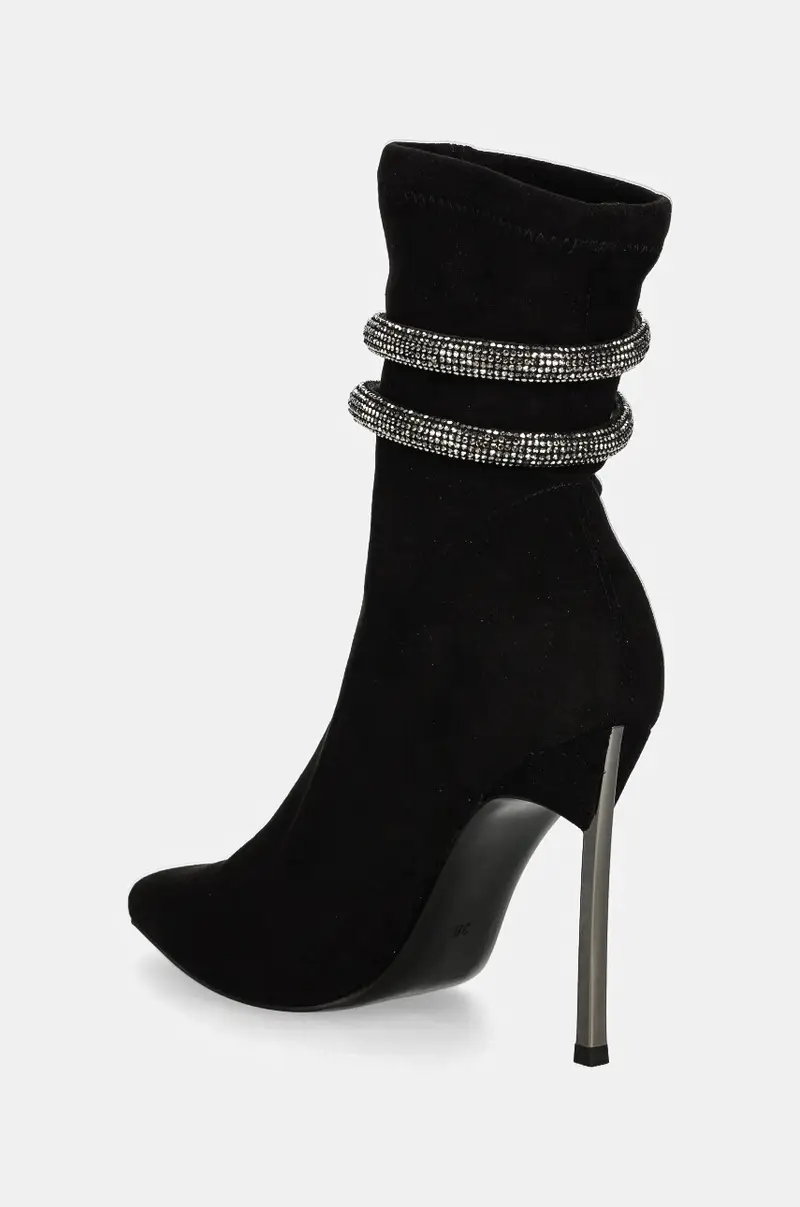 stivaletti alla caviglia donna colore nero OO2N4219 BLACK miniatura 3