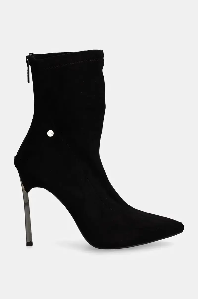 stivaletti alla caviglia donna colore nero OO2N4221 BLACK miniatura 2