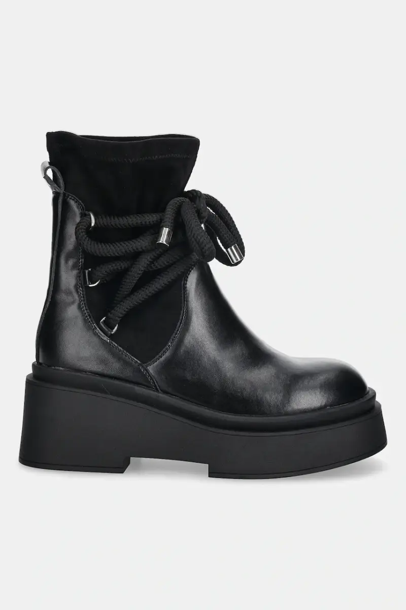 stivaletti alla caviglia donna colore nero SS2N4132 BLACK miniatura 2