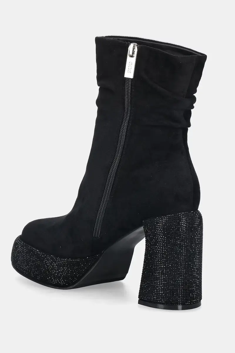 stivaletti alla caviglia donna colore nero SS2N4202 BLACK miniatura 3