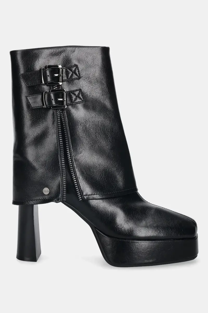 stivaletti alla caviglia donna colore nero SS2N4206 BLACK miniatura 2