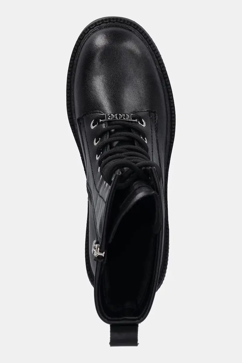 stivaletti alla caviglia in pelle donna colore nero SS2N4130 BLACK miniatura 4