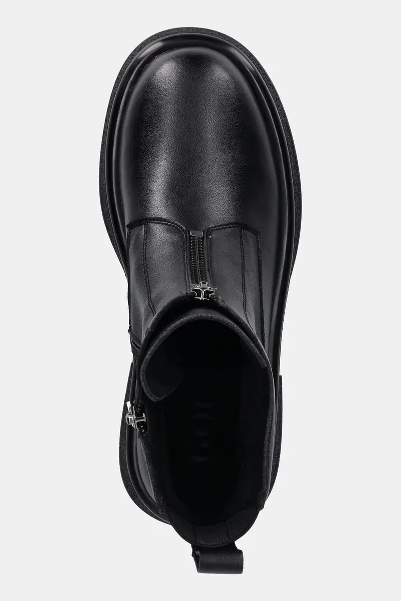 stivaletti alla caviglia in pelle donna colore nero SS2N4145 BLACK miniatura 4