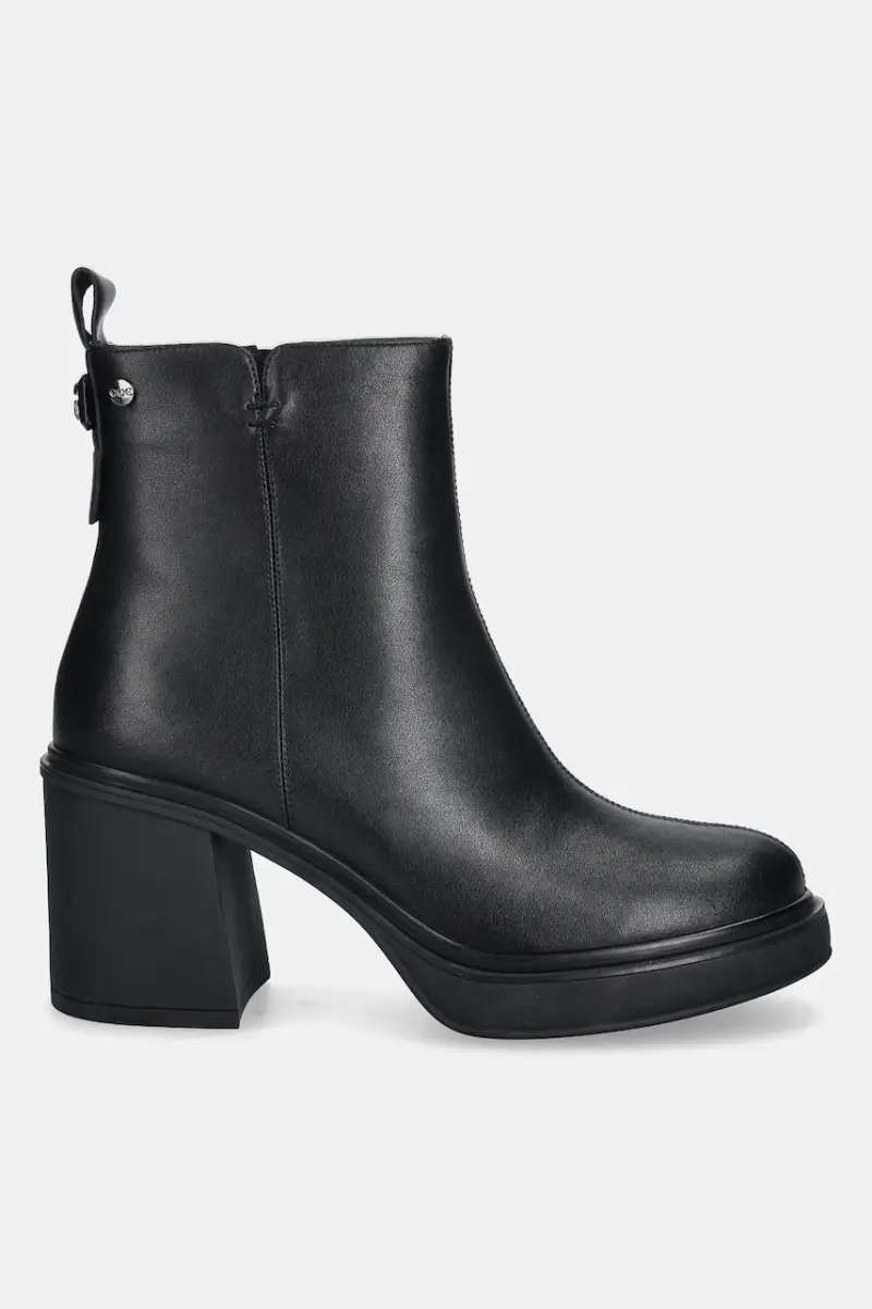 stivaletti alla caviglia in pelle donna colore nero SS2N4154 BLACK miniatura 2