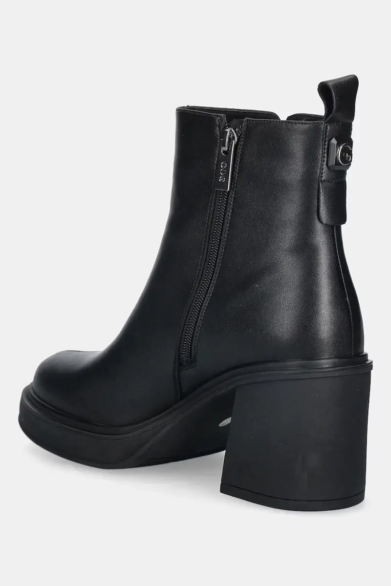 stivaletti alla caviglia in pelle donna colore nero SS2N4154 BLACK miniatura 3