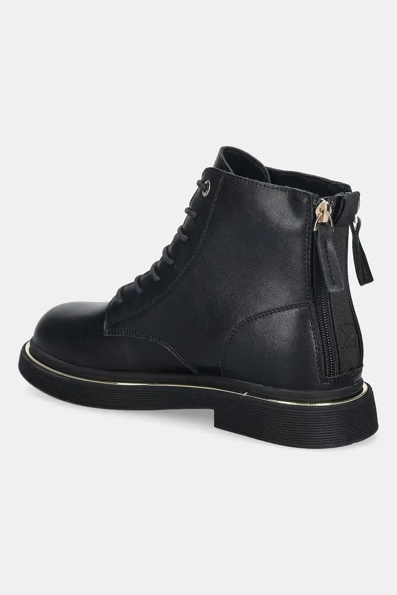 stivaletti alla caviglia in pelle SS2N4101 donna colore nero SS2N4101 BLACK GOLD miniatura 3