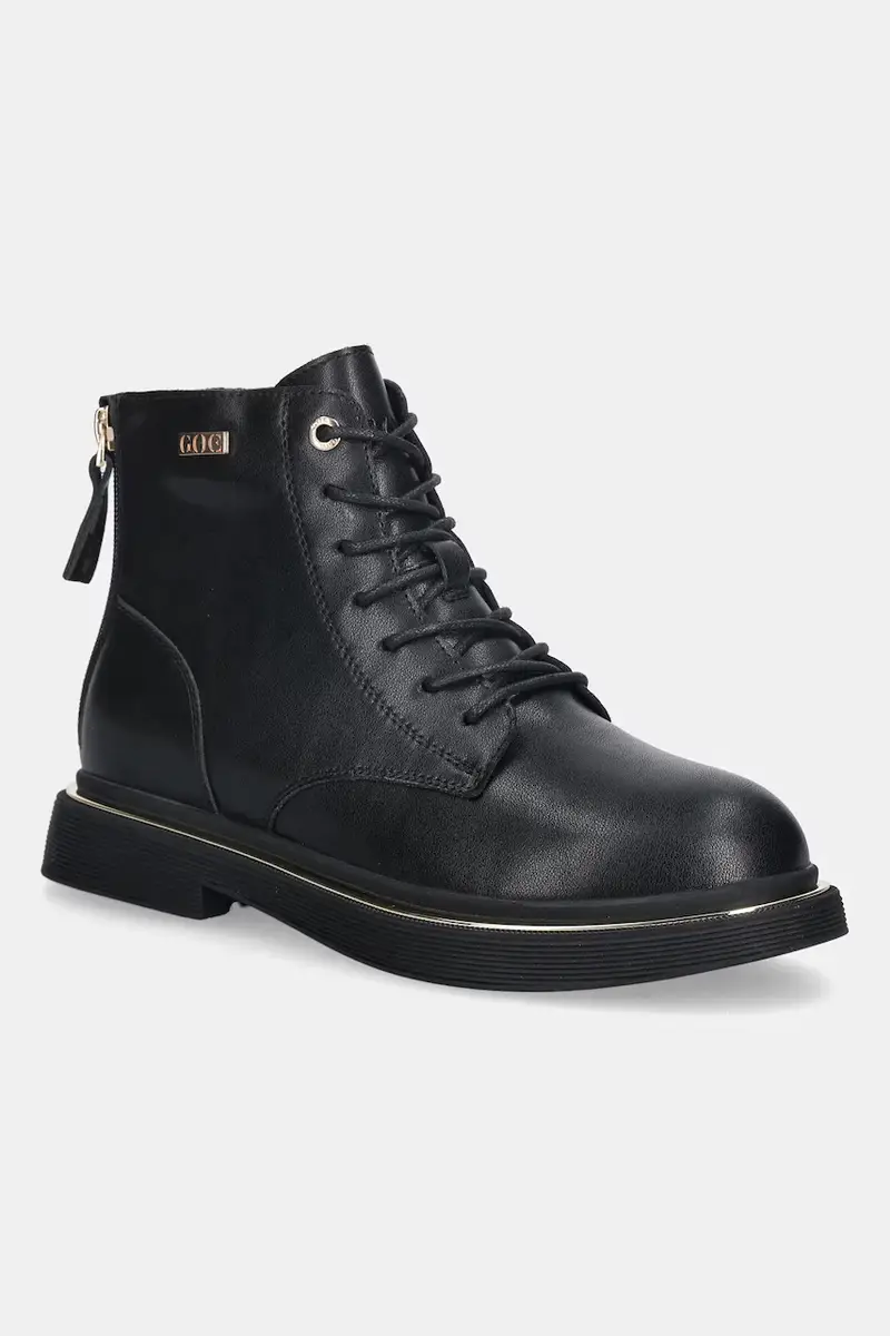 stivaletti alla caviglia in pelle SS2N4101 donna colore nero SS2N4101 BLACK GOLD