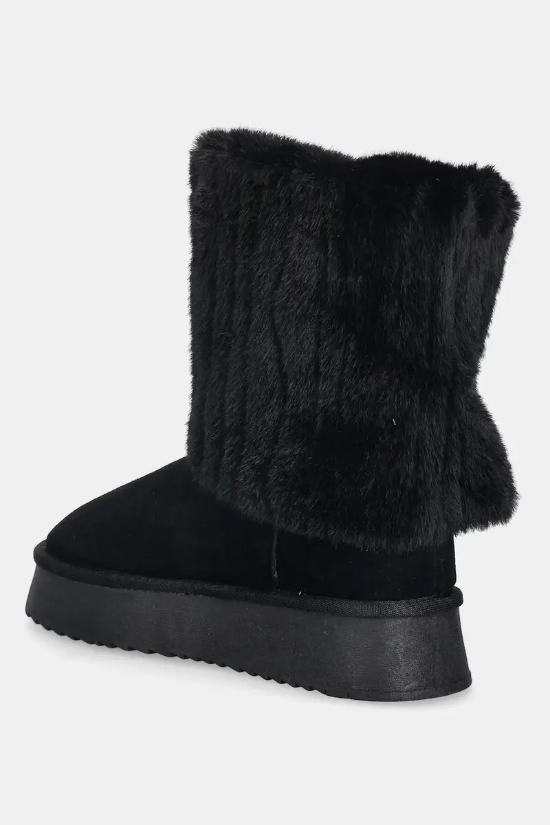 stivali da neve in camoscio colore nero SS2N4307 BLACK miniatura 3