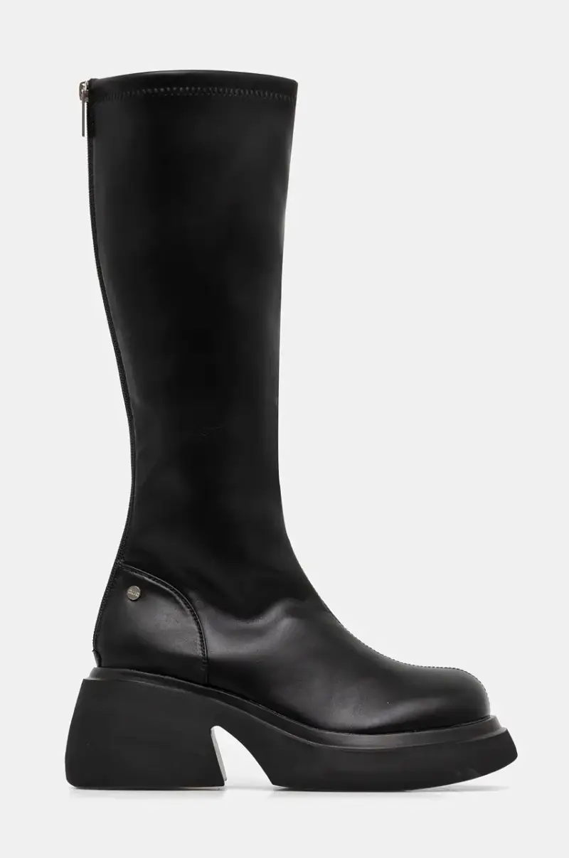 stivali donna colore nero OO2N4404 BLACK miniatura 2