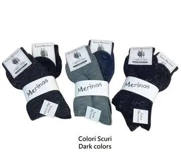 Calzino corto donna in lana Merinos Goffredo Berenzi 1001