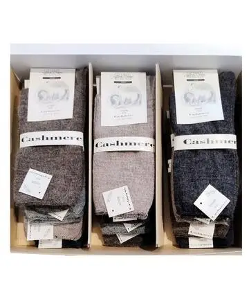 Calzino corto donna smollato in lana e cashmere Goffredo Berenzi 1101 (1 PAIO)