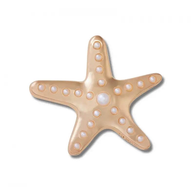 Gold and pearl starfish