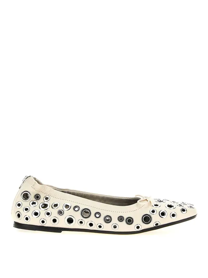 Amy Ballet Flats Bianco