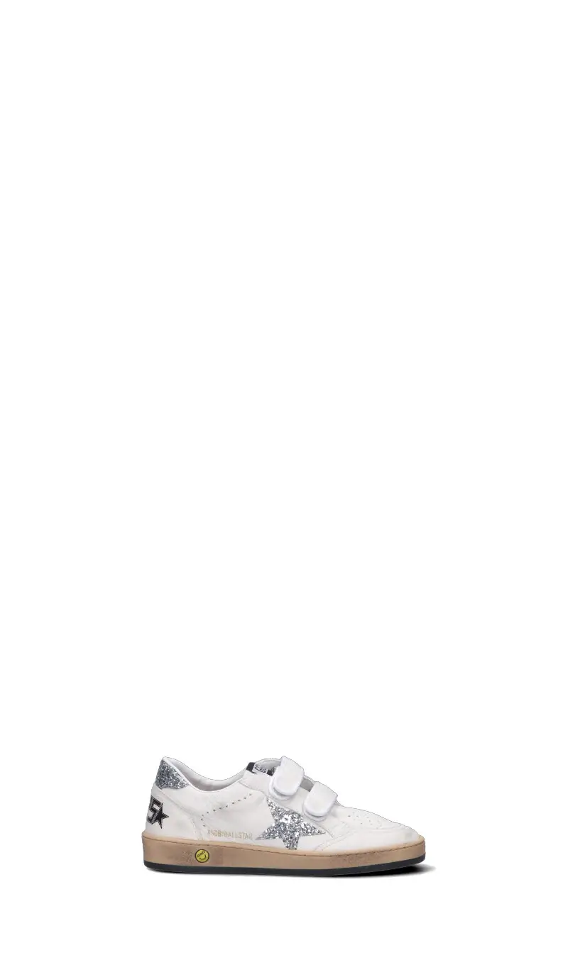 BALL STAR STRAP Sneaker bimba bianca/argento in pelle Vario